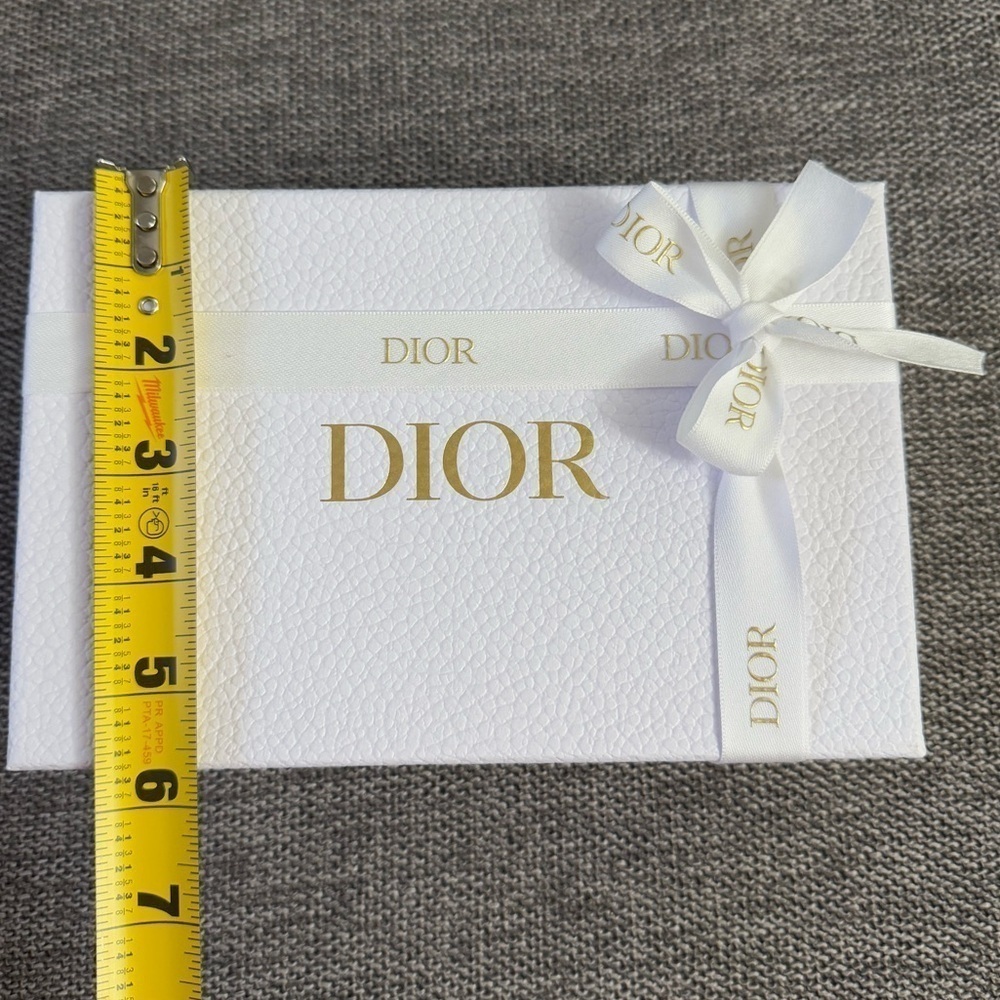 Dior White Empty Small Ribbon Rectangle Gift Box Paper Gift Birthday - Picture 14 of 15
